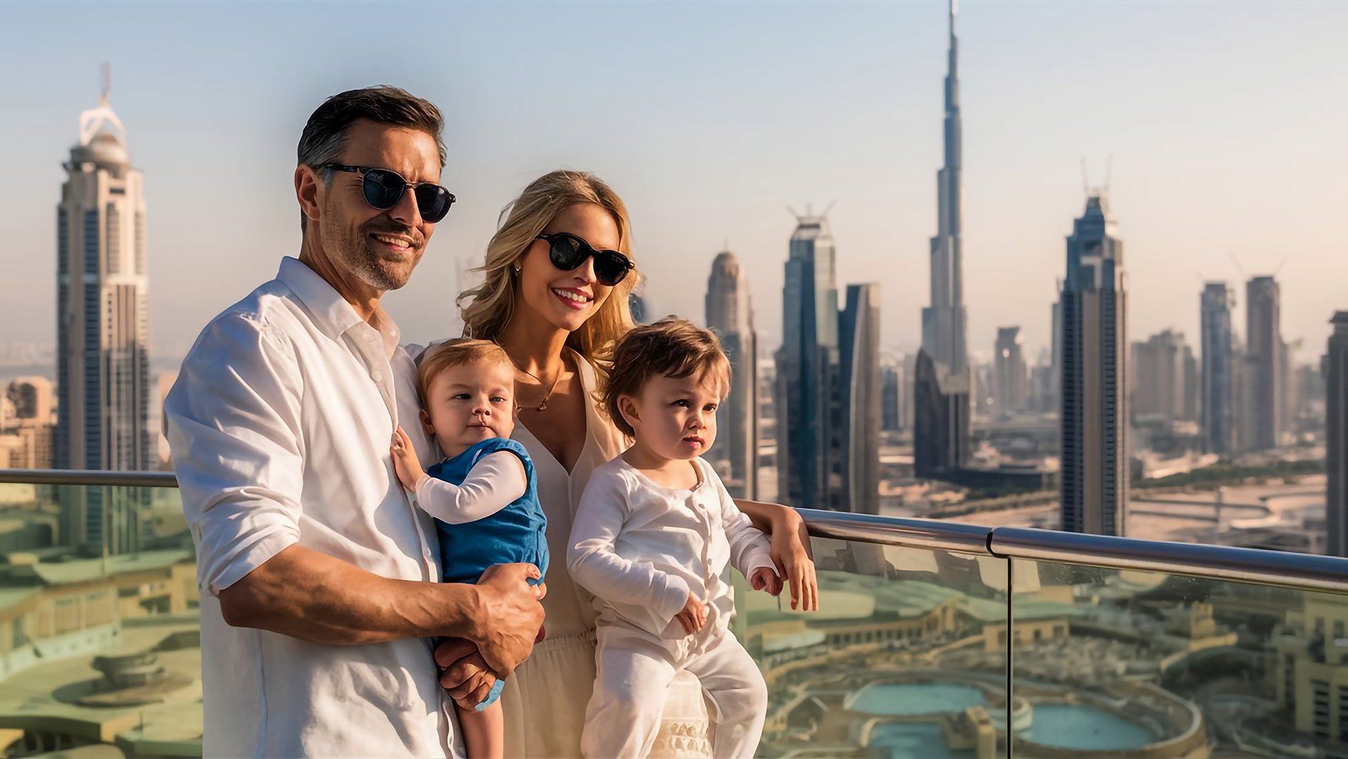 Dubai luxury skyline